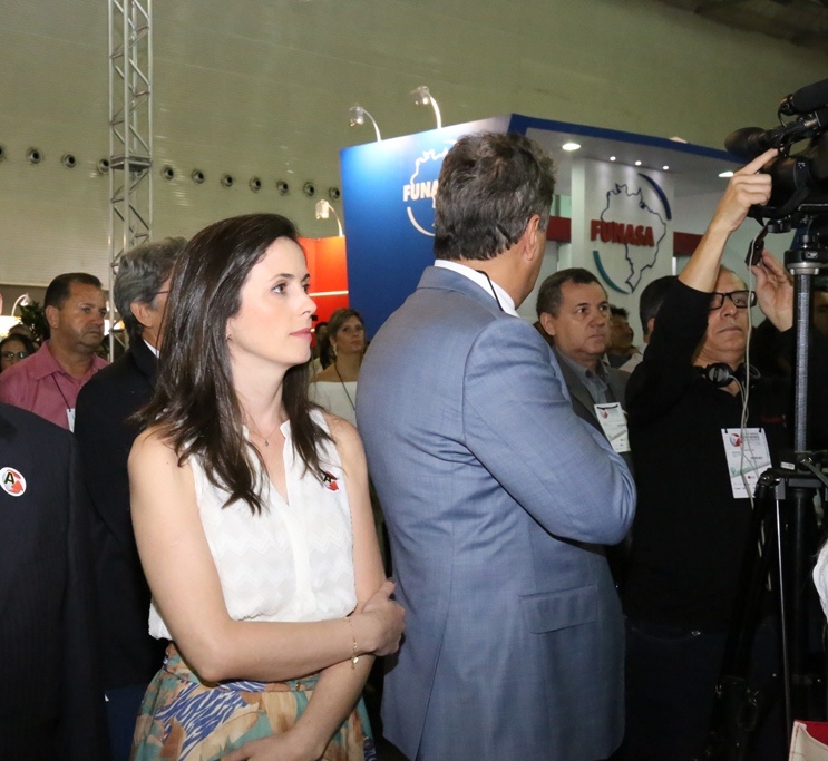 A procuradora do MPCMG, Cristina Melo, também acompanhou a abertura solene do congresso (Foto: Karina Camargos Coutinho)